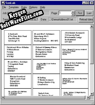 SenLab01 Key generator