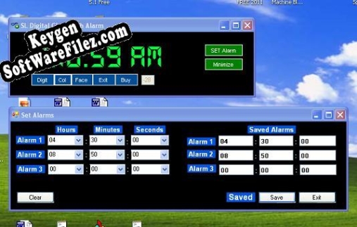 SL Digital Alarm Clock serial number generator