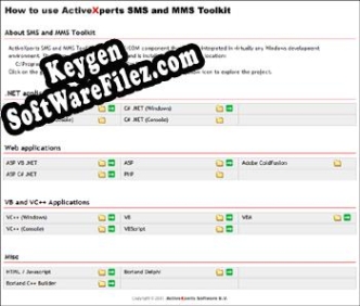 Activation key for SMS and MMS Toolkit