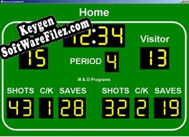 Soccer Scoreboard serial number generator