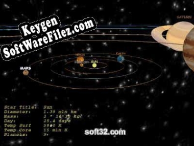 Key generator (keygen) Solar System 3D