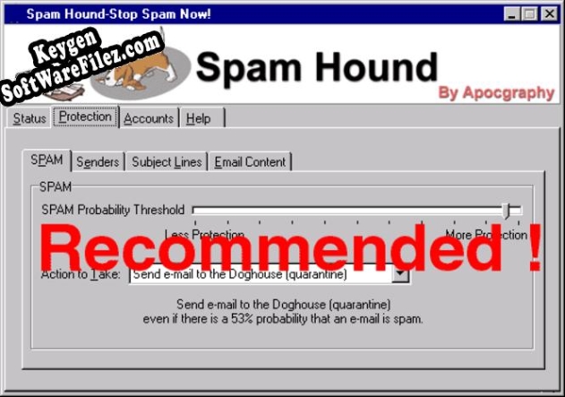 Spam Hound Key generator