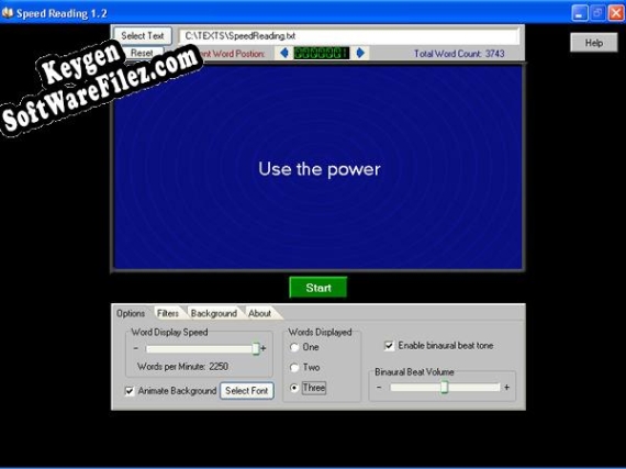 Speed Reading key free