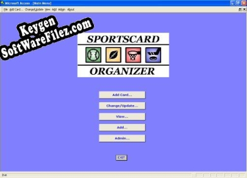 Sportscard Organizer key free