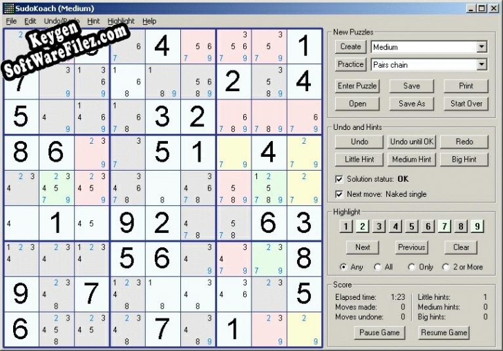 SudoKoach key generator