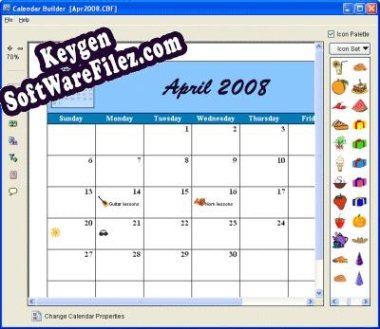 Registration key for the program Tailwag Calendar Builder