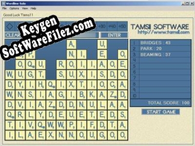 Key generator for Tams11 Wordline Solo