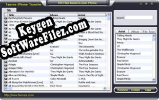 Key generator (keygen) Tansee iPhone Music Backup