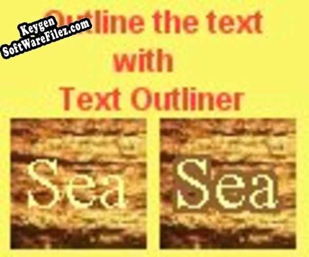 Text Outliner Key generator