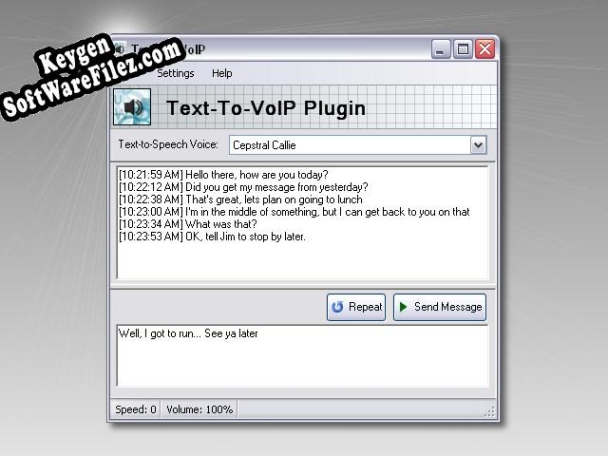 Activation key for Text-To-VoIP Plug-In for MorphVOX Pro