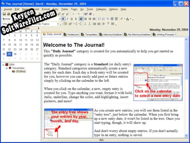 Free key for The Journal