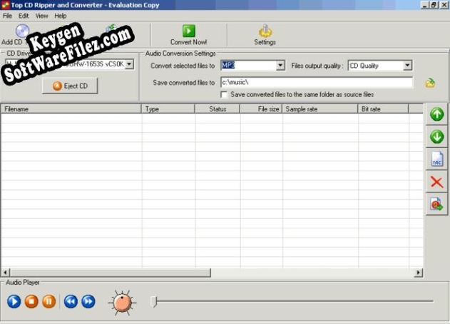 Top CD Ripper and Converter activation key