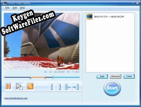 Torrent MPEG VIdeo Splitter key generator