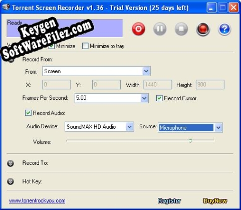 Torrent Screen Recorder activation key