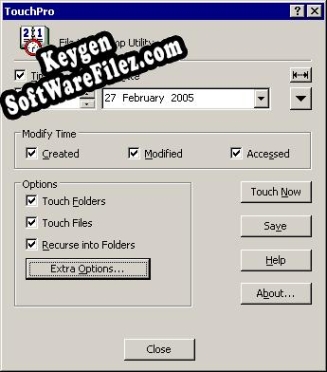 Key generator (keygen) TouchPro