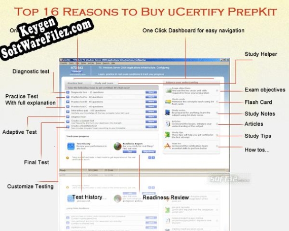 uCertify 70-646 MCITP: Windows Server 20 Key generator