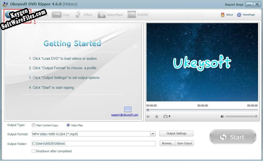 UkeySoft DVD Ripper key free