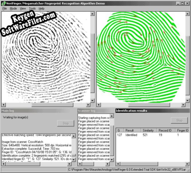 VeriFinger Extended SDK Trial Key generator