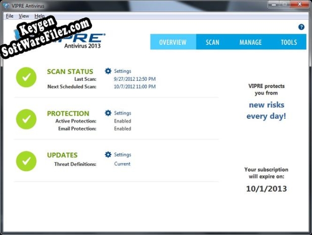 Key generator for VIPRE Antivirus