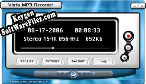 Vista MP3 Recorder Key generator