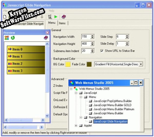 Web Menus Studio 2005 serial number generator