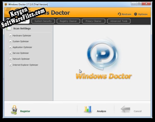 Free key for Windows Doctor