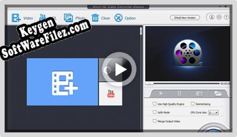 Key generator for WinX HD Video Converter Deluxe for PC