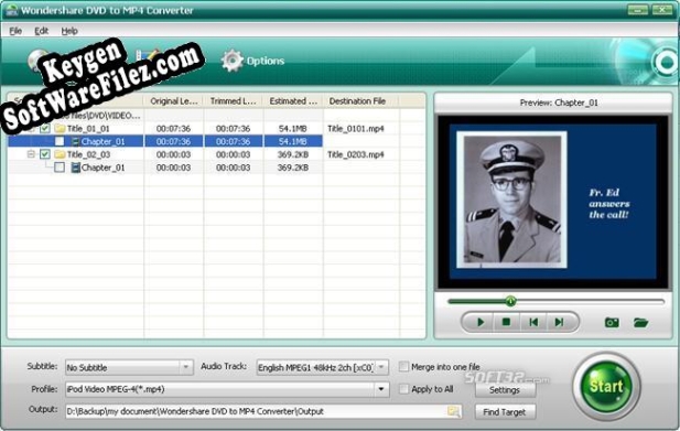 Wondershare DVD to MP4 Converter serial number generator