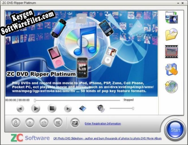 Key generator for ZC DVD Ripper Platinum