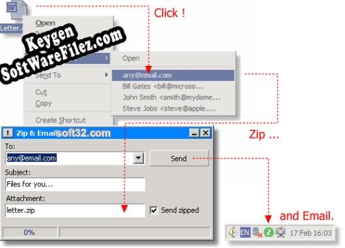 Zip & Email key free