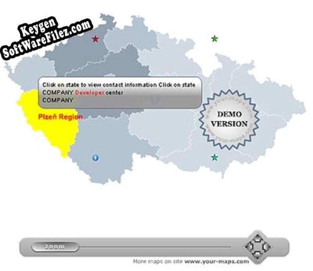Zoom Map of Czech Republic activation key